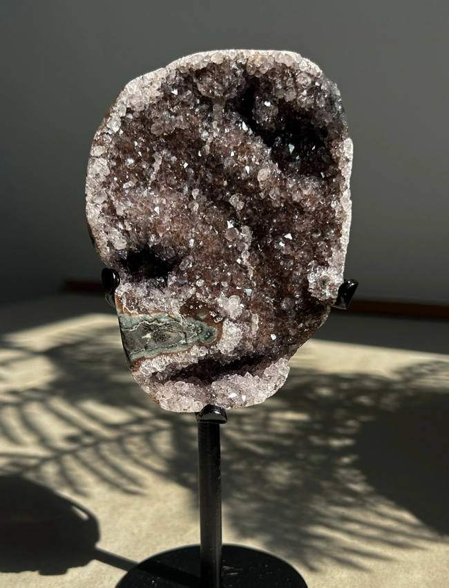 geode di Ametista Nera